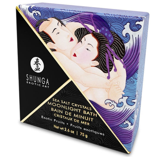 SHUNGA - SALES DE BAÑO CON SABOR EXÓTICO PÚRPURA 75 GR