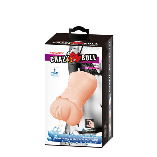 CRAZY BULL - MASTURBADOR DE PIEL DE AGUA VAGINA MODELO 2