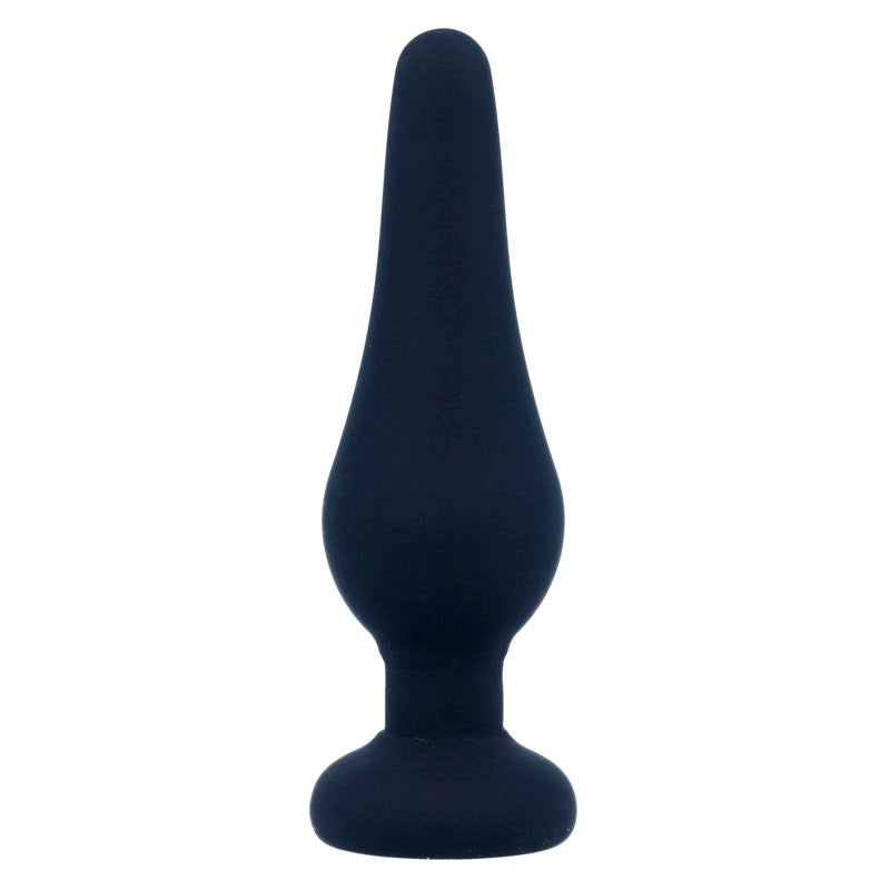 INTENSE - PLUG ANAL PIPO S SILICONA NEGRA 9.8 CM