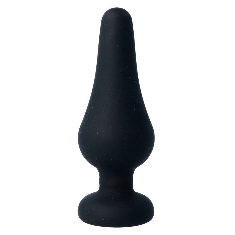 INTENSE - PLUG ANAL PIPO L SILICONA NEGRA 13 CM