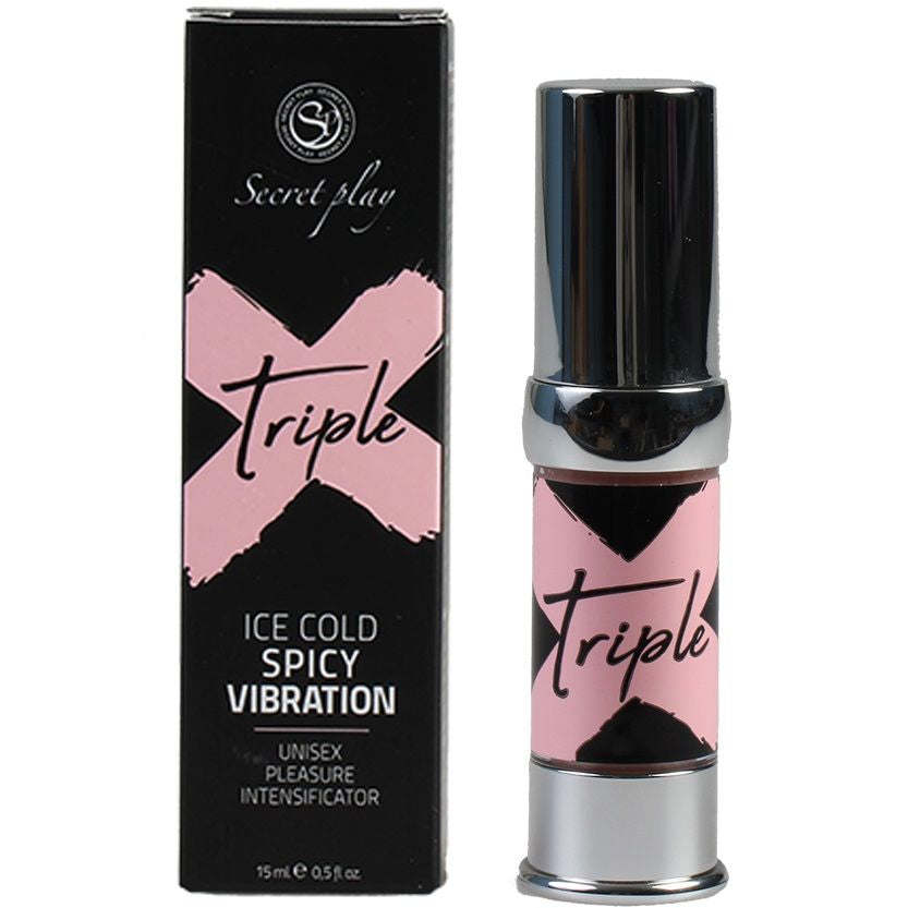 SECRETPLAY - INTENSIFICATEUR DE PLAISIR UNISEXE TRIPLE X