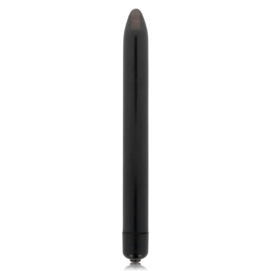 GLOSSY - VIBRADOR DELGADO NEGRO