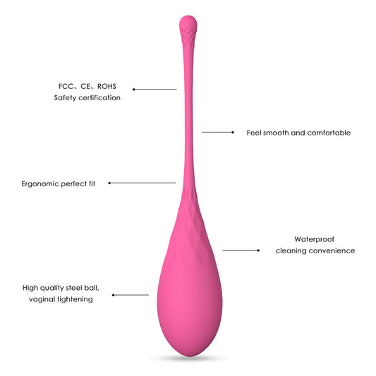 LESLIE - SET DE ENTRENAMIENTO DE MÚSCULOS PÉLVICOS KEGEL FIT 6 PESAS