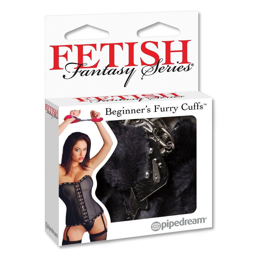 SÉRIE FETISH FANTASY - MENOTTES EN FOURRURE NOIRES