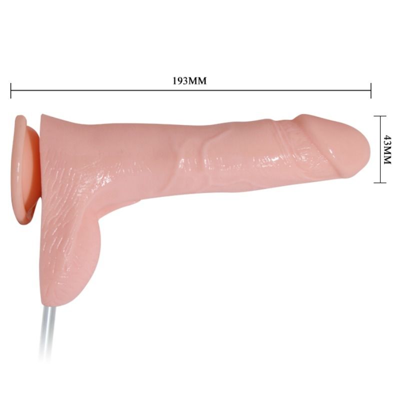 BAILE - PENE CON VIBRACIÓN Y FUNCIÓN DE EYACULACIÓN POR ROCIADOR DE AGUA