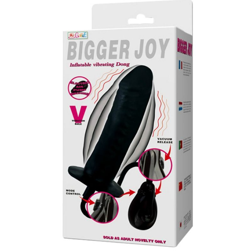 BAILE - BIGGER JOY GODE GONFLABLE AVEC VIBRATION 16 CM