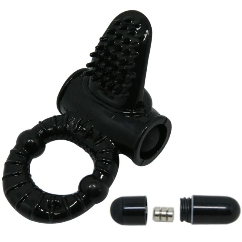 BAILE - SWEET RING ANILLO VIBRADOR CON CONEJO TEXTURIZADO