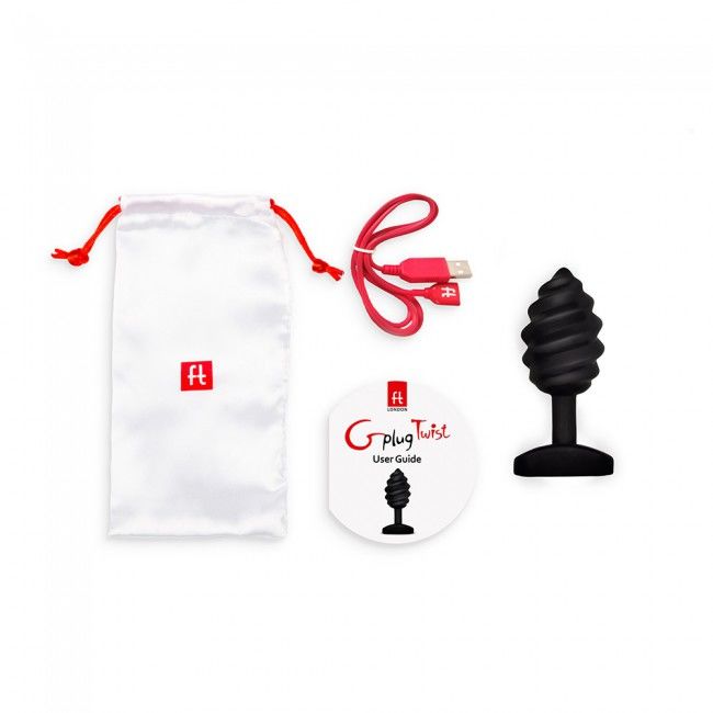 G-VIBE - GPlug Twist avec vibration Noir