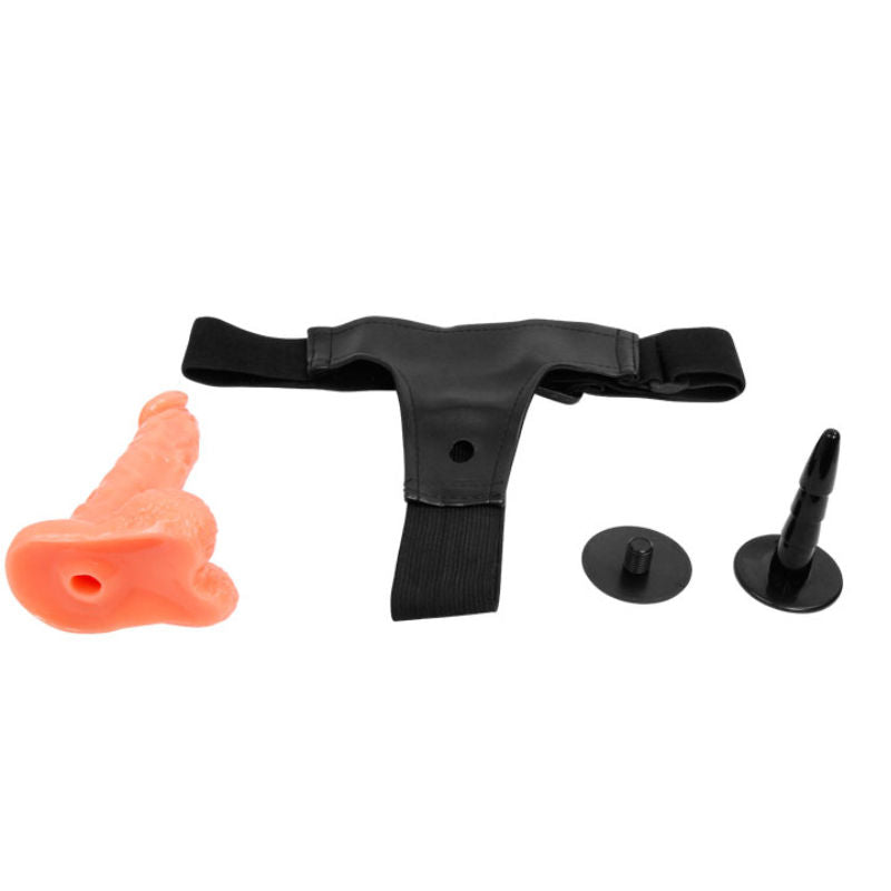 BAILE - ARNÉS CON PENE REALISTA Y BRAGUITA AJUSTABLE ULTRA APASIONADA 15,5 CM
