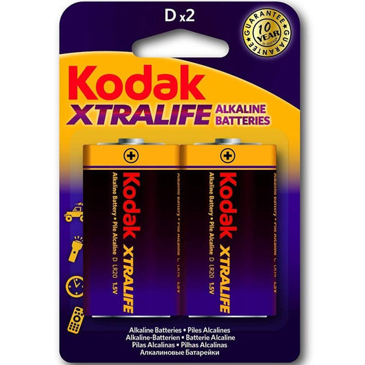 KODAK - PILAS ALCALINAS XTRALIFE LR20 D LR20 1,5 V
