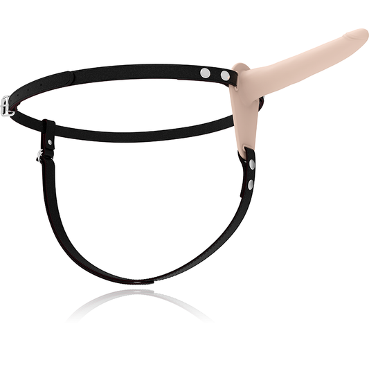 ARNÉS FETICHE SUMMISSIVE - SILICONA COLOR CARNE 15 CM
