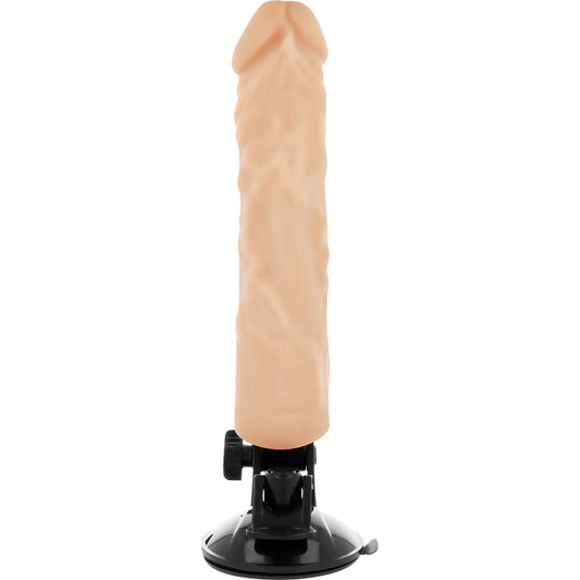 BASECOCK - VIBRADOR REALISTA CONTROL REMOTO CARNE 21 CM -O- 4 CM