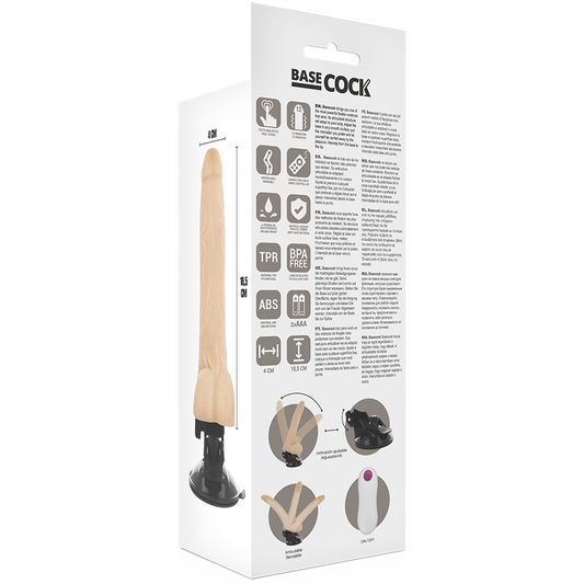 BASECOCK - CONTROL REMOTO ARTICULABLE REALISTA CARNE 18,5 CM -O- 4 CM