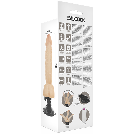 BASECOCK - CONTROL REMOTO ARTICULABLE REALISTA CARNE 20 CM -O- 4.5 CM