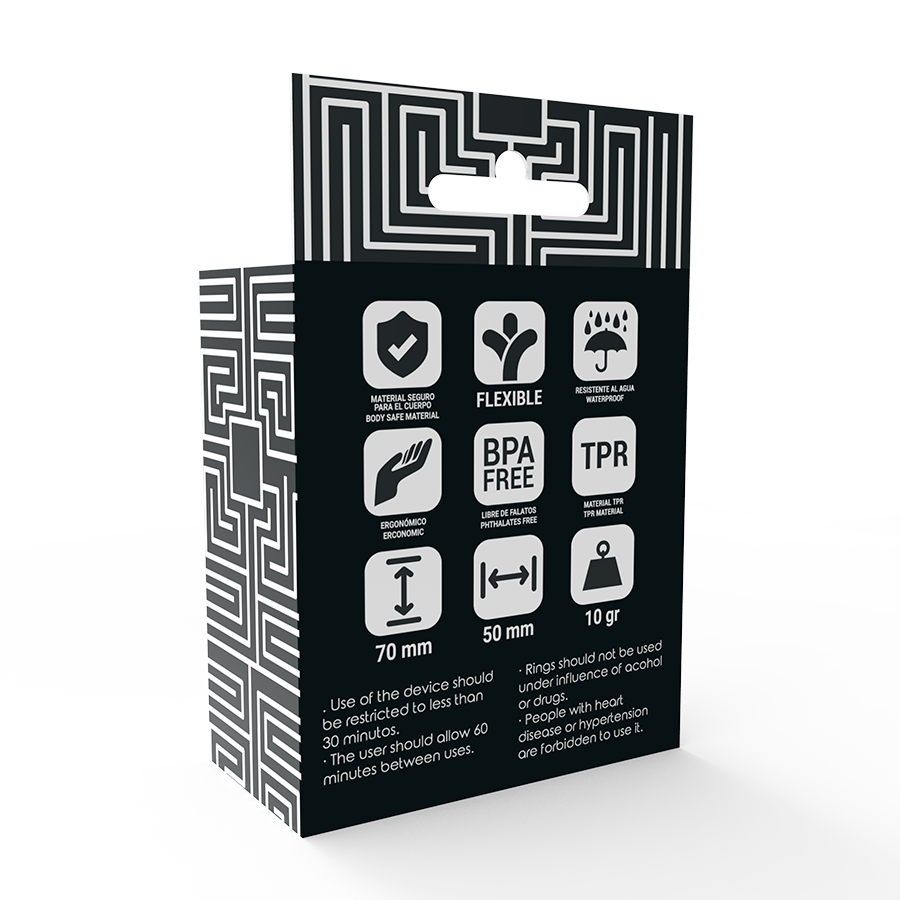JUGUETES ADICTO - POTENZ - ANILLO C PARA EL PENE TRANSPARENTE