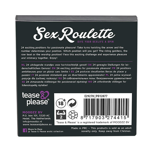 Taquiner et faire plaisir - Roulette sexuelle Kamasutra
