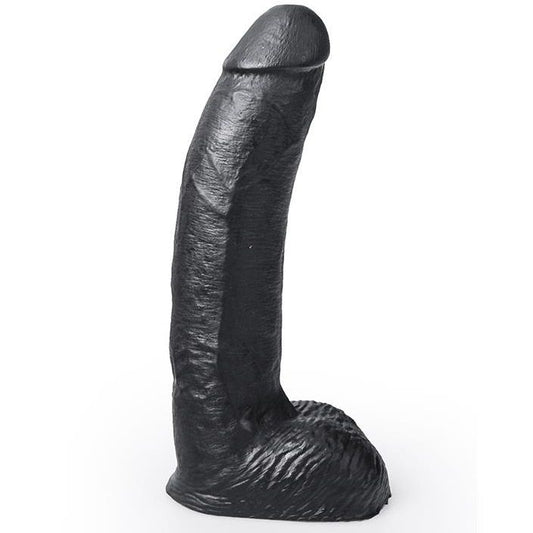 SISTEMA COLGADO - DILDO REALISTA COLOR NEGRO GEORGE 22 CM