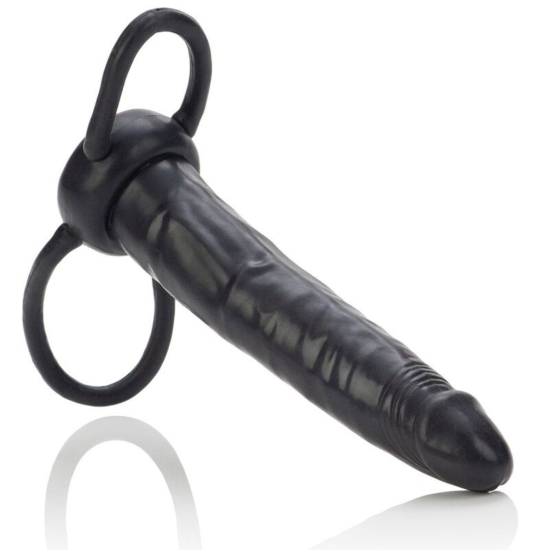 CALEXOTICS - ACCOMODADOR DOBLE PENETRADOR NEGRO