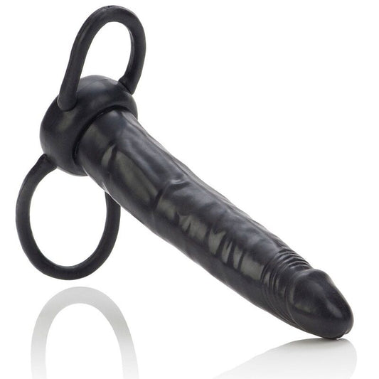 CALEXOTICS - ACCOMODADOR DOBLE PENETRADOR NEGRO