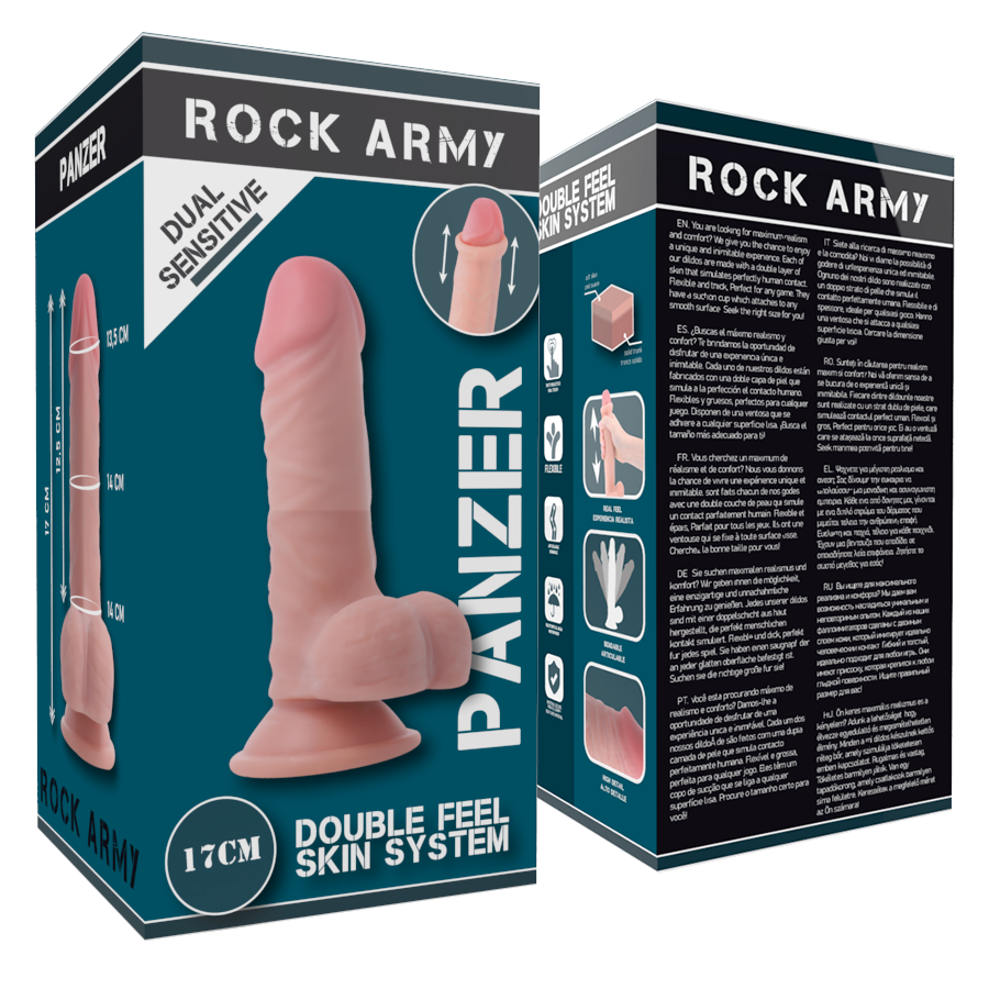 ROCKARMY - PANZER DE DOBLE DENSIDAD 17 CM -O- 4,46 CM