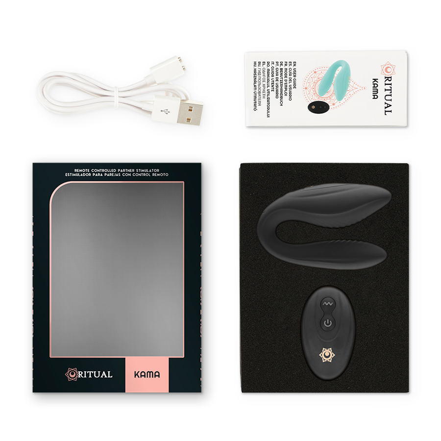 RITUAL - KAMA CONTROL REMOTO PARA PAREJAS AZABACHE