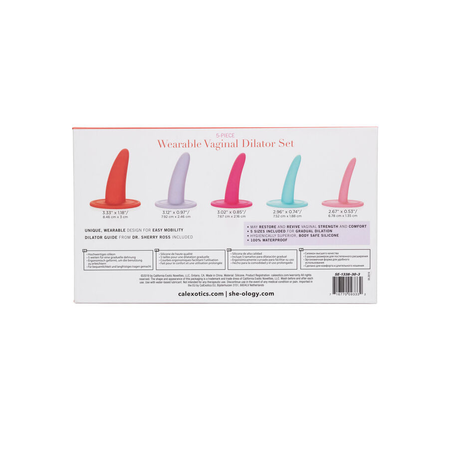 CALEXOTICS - SET DE 5 DILATADORES PORTÁTILES