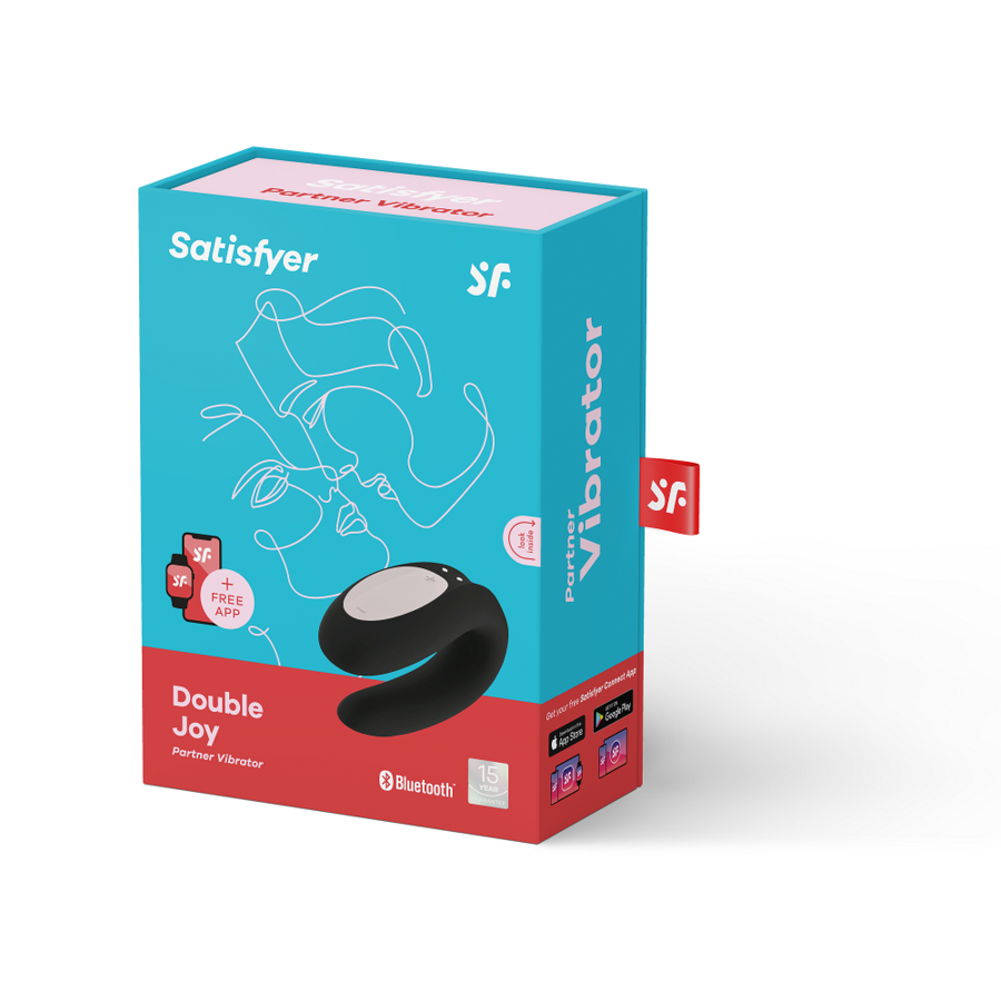 SATISFYER - DOBLE JOY CON APP NEGRO