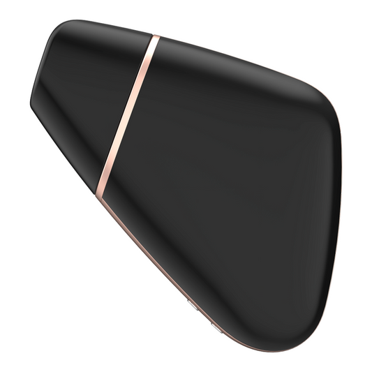 SATISFYER - ESTIMULADOR Y VIBRADOR LOVE TRIANGLE AIR PULSE NEGRO