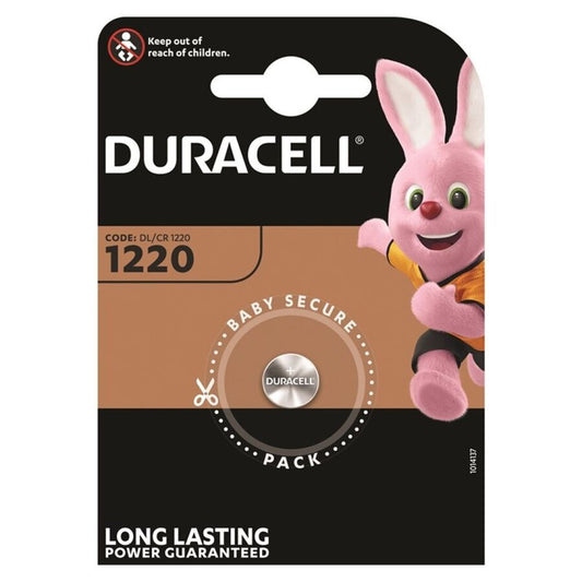 DURACELL - BATERIA BOTON LITIO CR1220 3V 1UNIDAD
