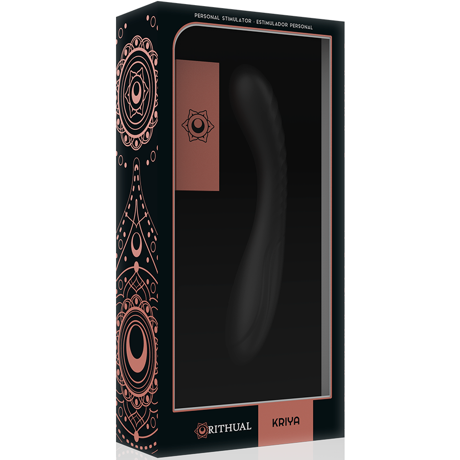 RITUAL - ESTIMULADOR KRIYA RECARGABLE PUNTO G NEGRO