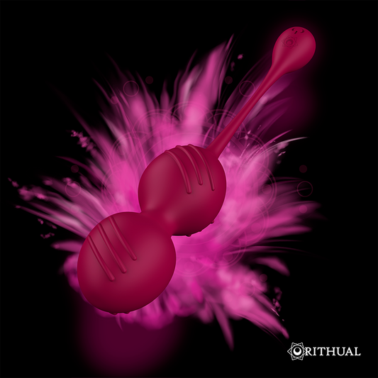 RITUAL - BOLAS DE KEGEL VIBRATORIAS RECARGABLES NISHA ORQUÍDEA