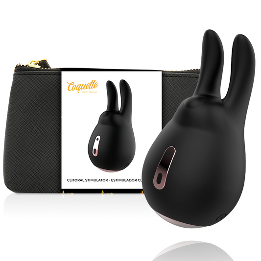 COQUETTE CHIC DESIRE - ESTIMULADOR CLÍTORIAL NEGRO/DORADO