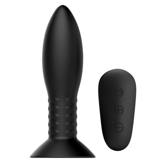 MR PLAY - ENCHUFE CON BOLAS GIRATORIAS NEGRAS CONTROL REMOTO