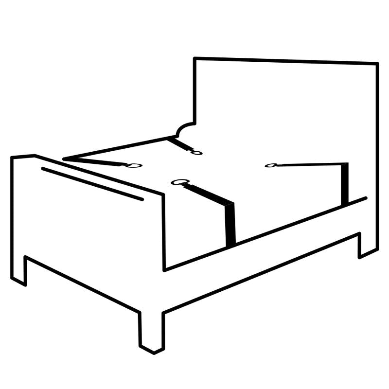 OBSCURITÉ - ENSEMBLE DE CRAVATES DE LIT