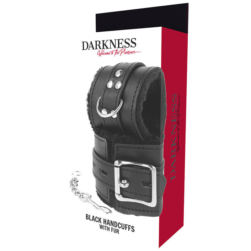 DARKNESS - ESPOSAS BDSM CON FORRO NEGRO