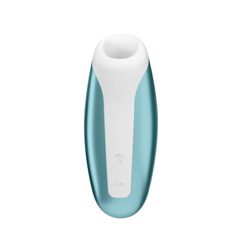 SATISFYER - SUCCIONADOR LOVE BREEZE AZUL HIELO