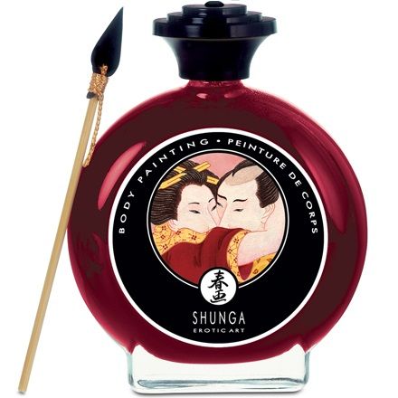 SHUNGA - PINTURA CORPORAL DE FRESA Y CAVA