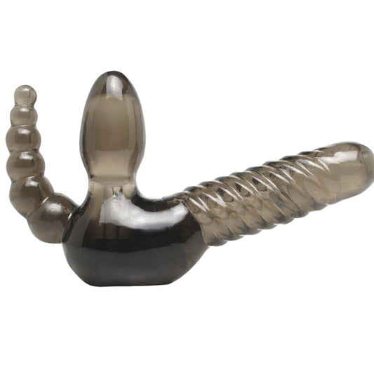 SERIE FETISH FANTASY - SERIE STRAP-ON SIN TIRANTES CON ESTIMULADOR ANAL