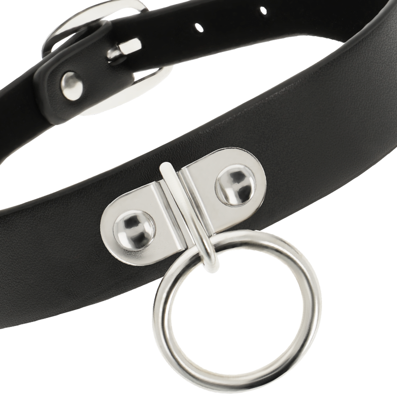 COQUETTE CHIC DESIRE - COLLIER EN CUIR VEGAN ACCESSOIRE FÉTICHISME FEMME