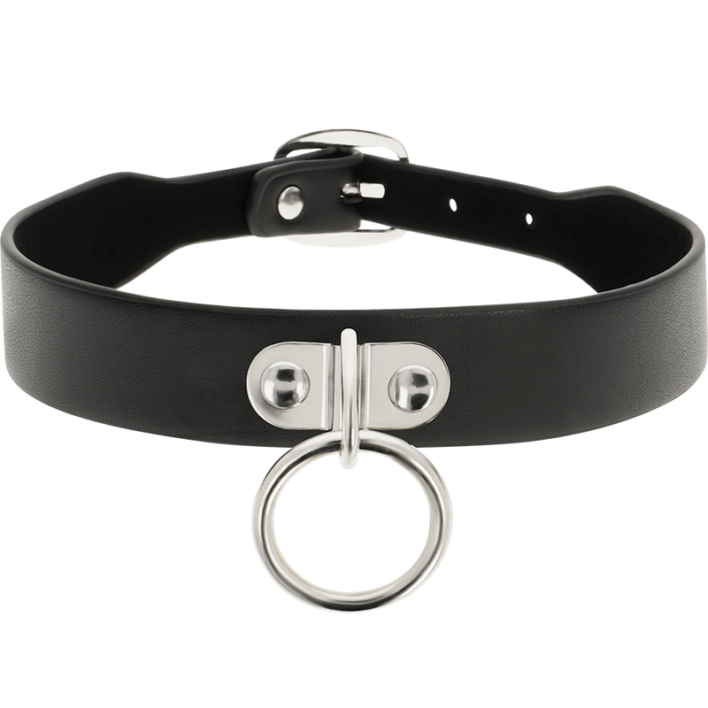 COQUETTE CHIC DESIRE - COLLIER EN CUIR VEGAN ACCESSOIRE FÉTICHISME FEMME