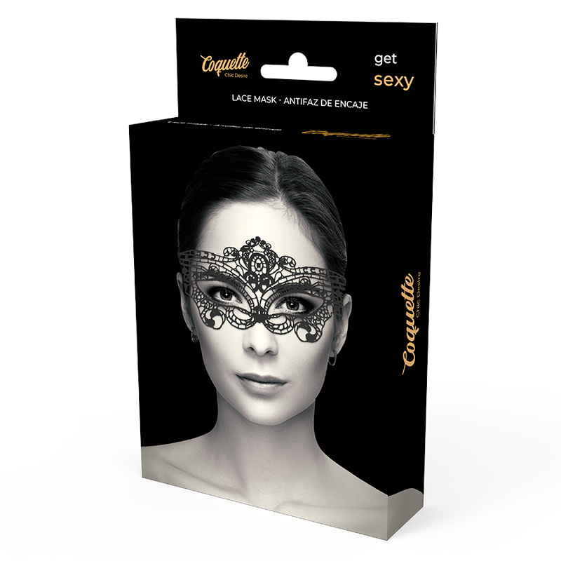 COQUETTE CHIC DESIRE - MASQUE DENTELLE NOIR