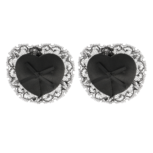 COQUETTE CHIC DESIRE - CUBREPEZONES DE ENCAJE NEGRO