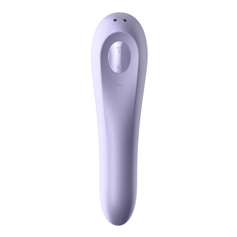 SATISFYER - VIBRADOR DE PULSO DE AIRE DE DOBLE PLACER MALVA