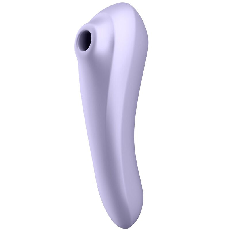 SATISFYER - VIBRADOR DE PULSO DE AIRE DE DOBLE PLACER MALVA
