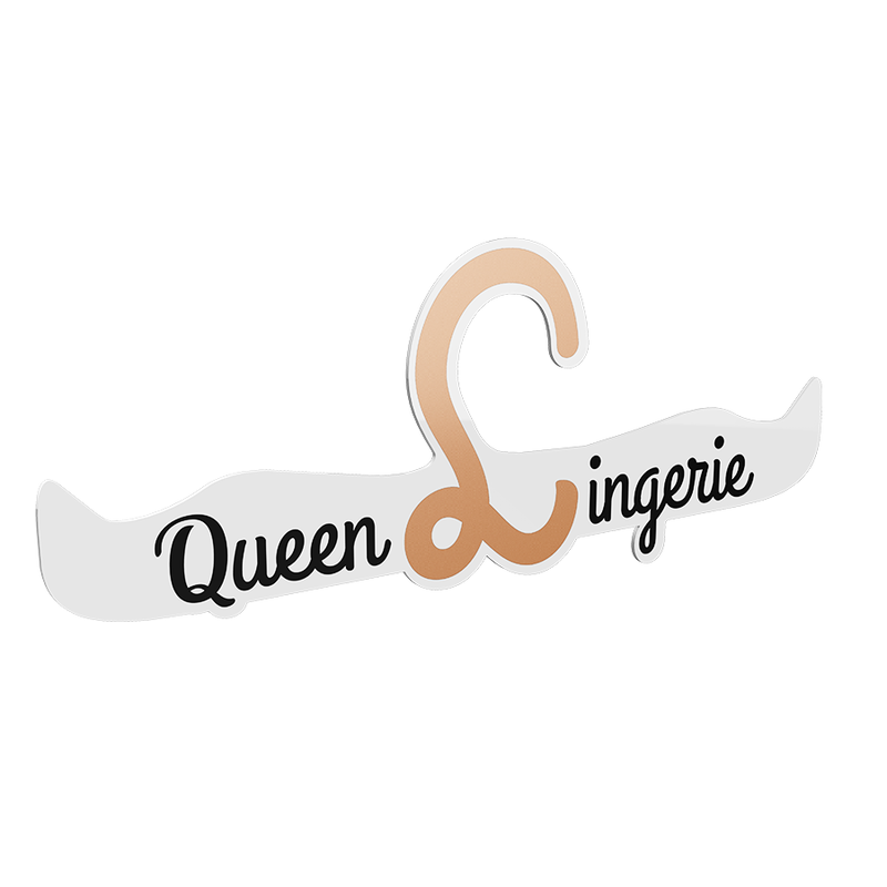 QUEEN LINGERIE - PERCHA LENCERÍA 27,5 CM 1 UNIDAD