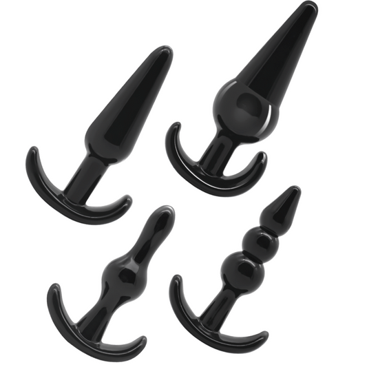 JUGUETES ADICTO - SET 4 TAPONES ANALES