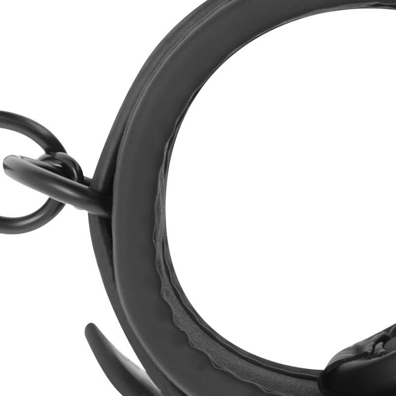 FETISH SUBMISSIVE - ENSEMBLE DE MENOTTES POUR LES MAINS ET LES CHEVILLES AVEC DOUBLURE EN NOPRÈNE