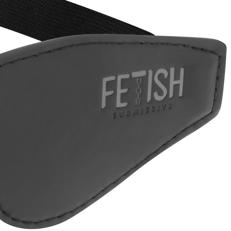 FETISH SUBMISSIVE - MASQUE EN CUIR VEGAN AVEC DOUBLURE EN NOPRÈNE
