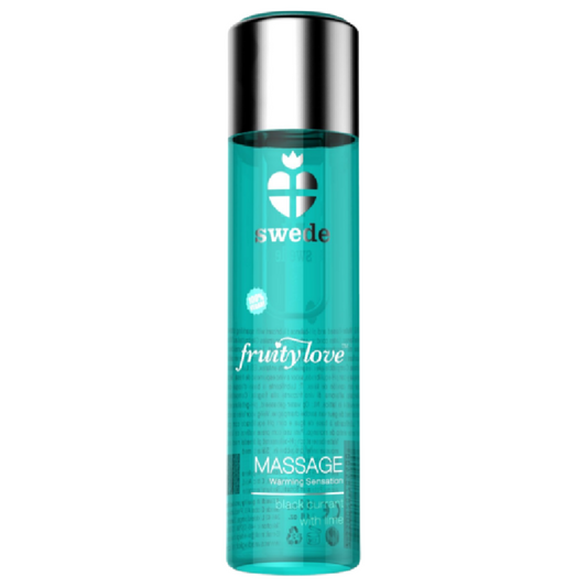 SUECO - ACEITE DE MASAJE FRUITY LOVE EFECTO CALOR GROSELLA NEGRA Y LIMA 120 ML