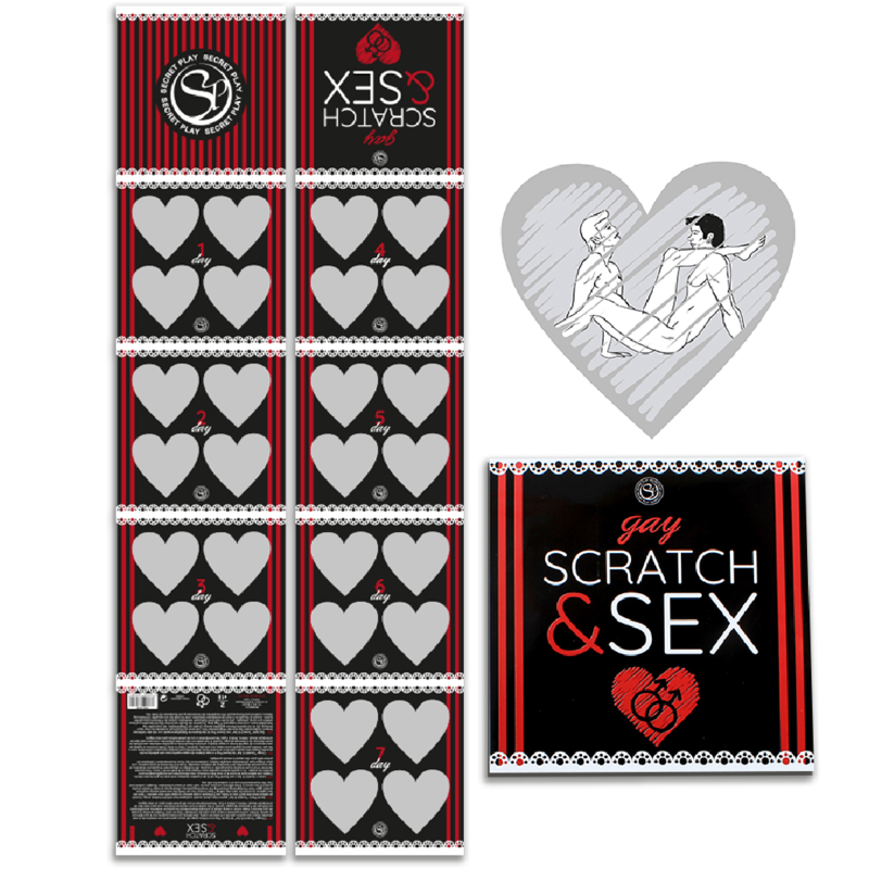 SECRETPLAY - JEU DE GRATTAGE ET DE SEXE POUR COUPLES GAY (ES/EN/FR/PT/DE)